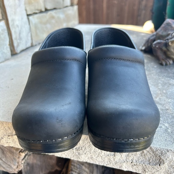 Dansko professional slip on black clog shoes for long shift hours Sz-38(7.5-8) L - Picture 10 of 12